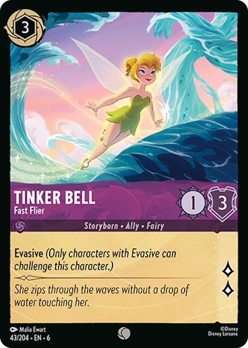 0043 Tinker Bell - Fast Flier Common Azurite Sea