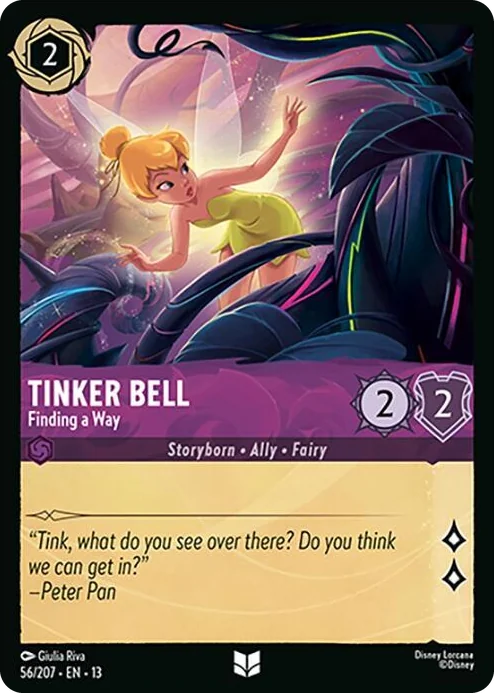 0056 Tinker Bell - Finding a Way Uncommon Attack of the Vine!