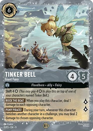 0011 Tinker Bell - Giant Fairy Promo Disney Lorcana Promo Cards
