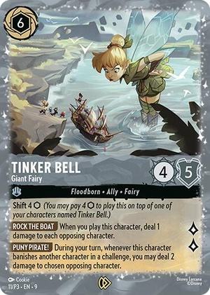 0011 Tinker Bell - Giant Fairy Promo Disney Lorcana Promo Cards