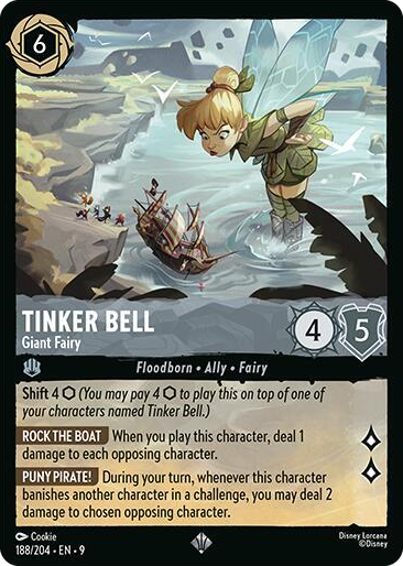 0188 Tinker Bell - Giant Fairy Super Rare Fabled