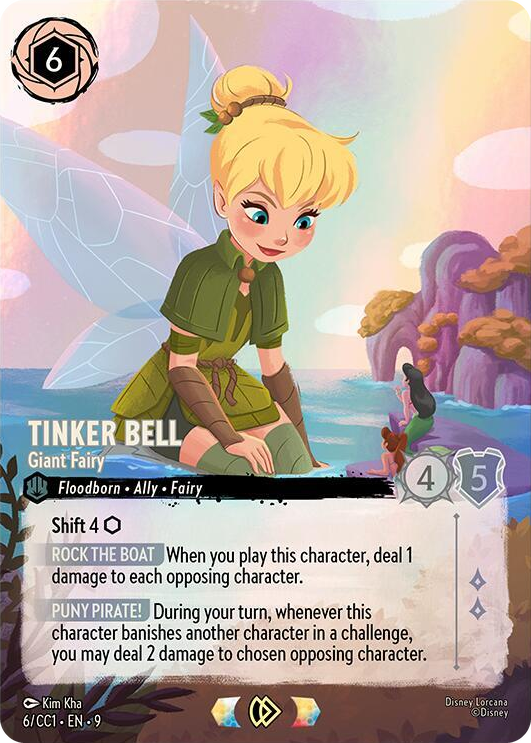 0006 Tinker Bell - Giant Fairy (6/CC1) Promo Disney Lorcana Promo Cards