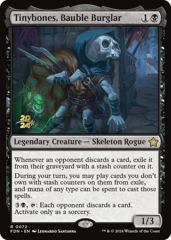 0072 Tinybones, Bauble Burglar R Prerelease Cards