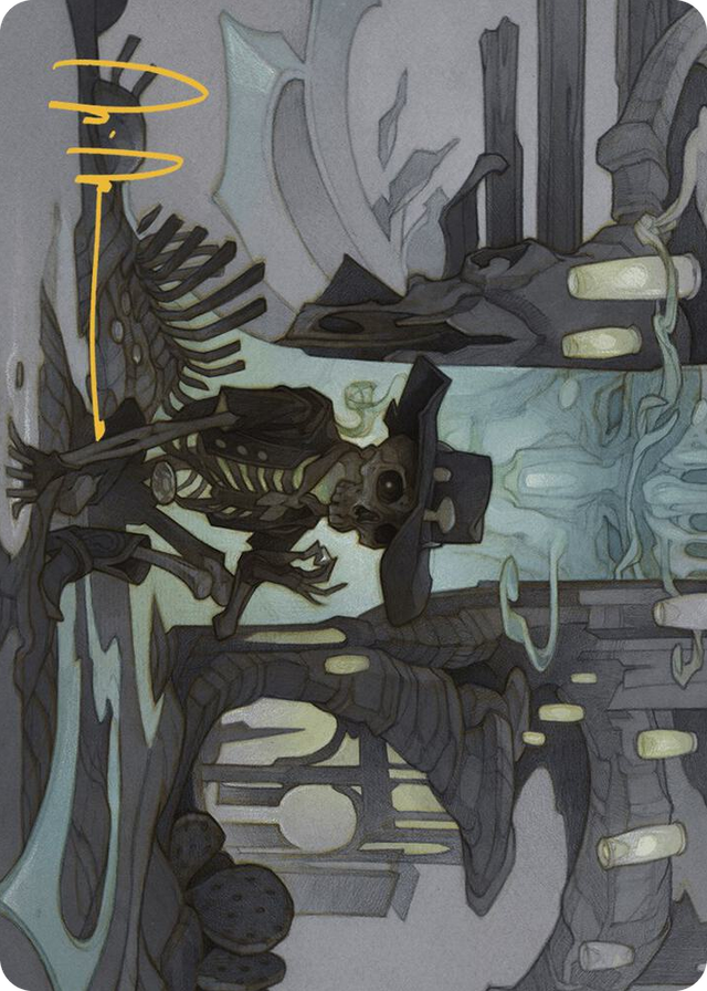 0009 Tinybones Joins Up Art Card (Gold-Stamped Signature) S Art Series: Outlaws of Thunder Junction