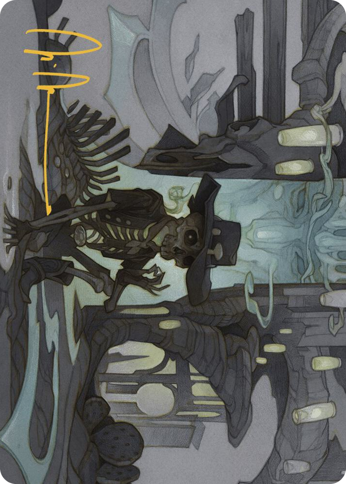 0009 Tinybones Joins Up Art Card (Gold-Stamped Signature) S Art Series: Outlaws of Thunder Junction