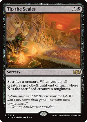 0029 Tip the Scales R Commander: Tarkir: Dragonstorm