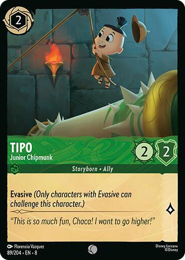 0089 Tipo - Junior Chipmunk Common Reign of Jafar