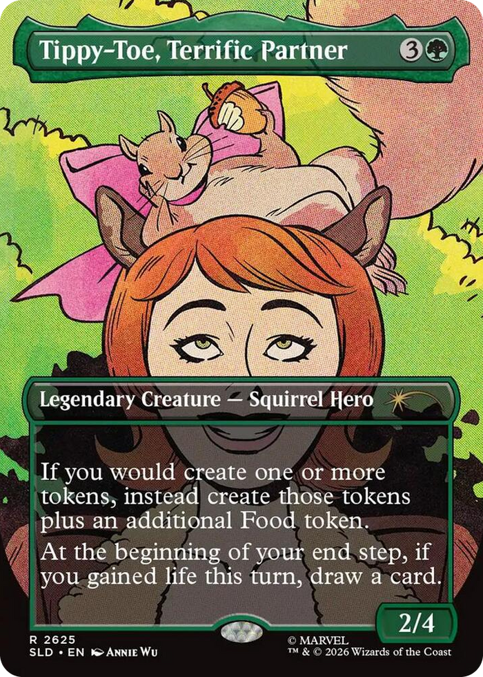 Tippy-Toe, Terrific Partner #2625 R - Secret Lair Drop Series Pokemon card