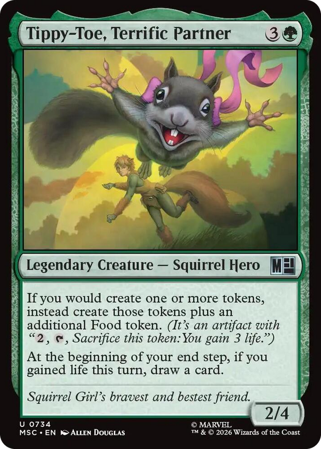 0734 Tippy-Toe, Terrific Partner U Commander: Marvel Super Heroes