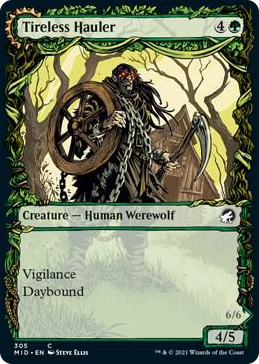 0305 Tireless Hauler (Showcase) C Innistrad: Midnight Hunt