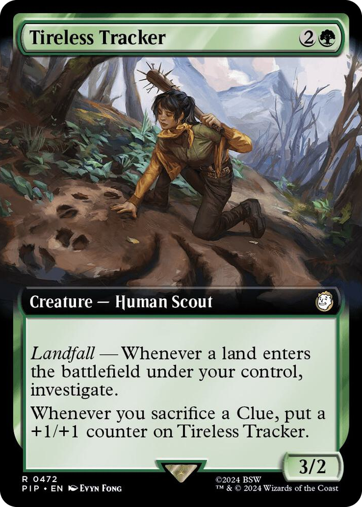 0472 Tireless Tracker (Extended Art) R Universes Beyond: Fallout