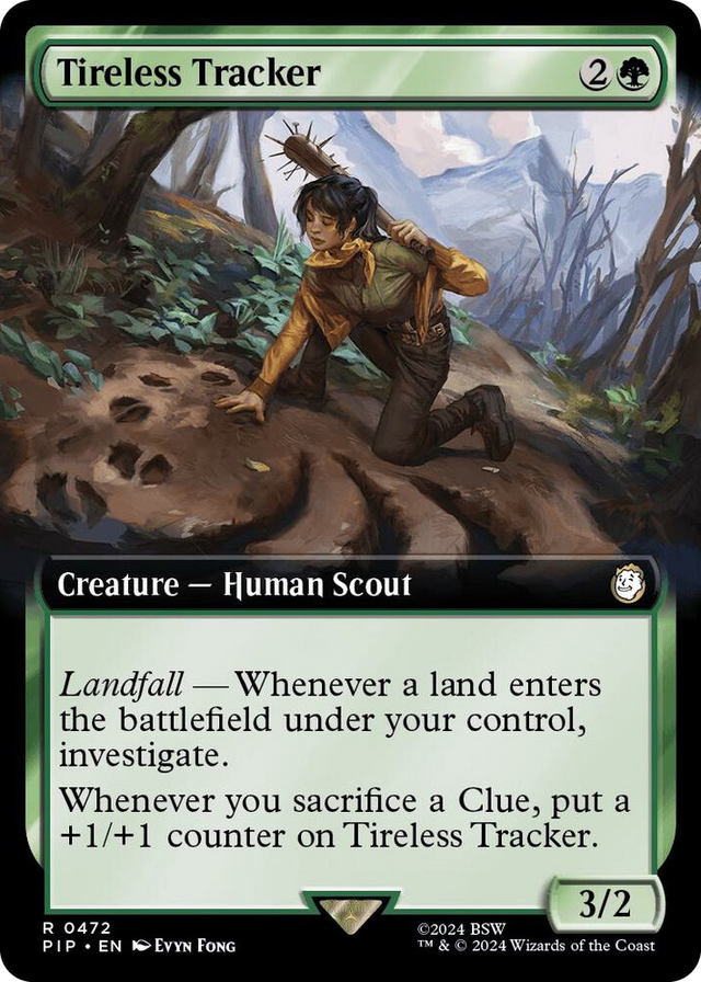 0472 Tireless Tracker (Extended Art) R Universes Beyond: Fallout