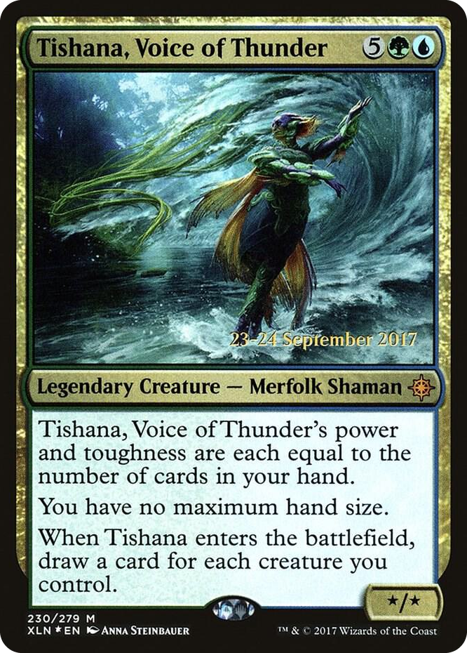 0230 Tishana, Voice of Thunder M Prerelease Cards