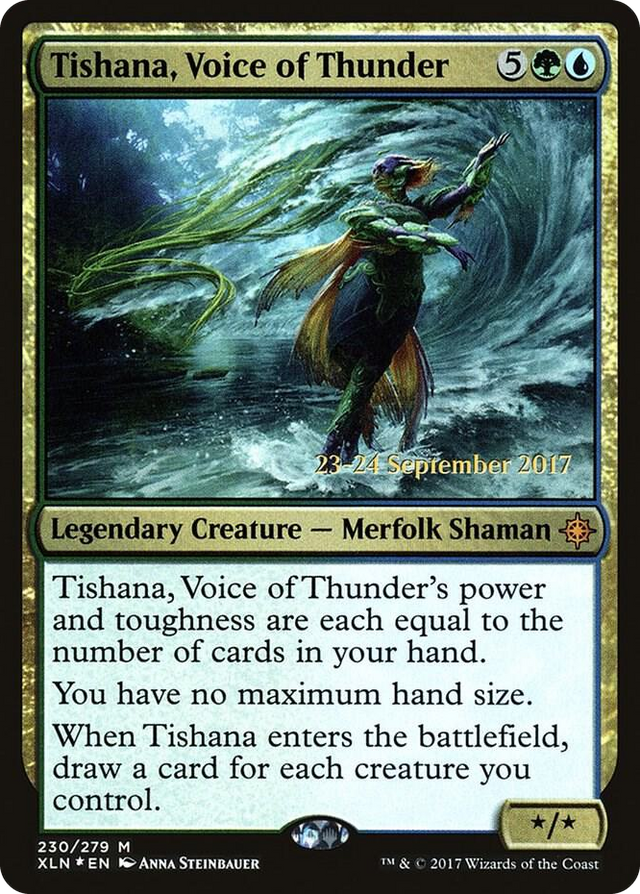 0230 Tishana, Voice of Thunder M Prerelease Cards