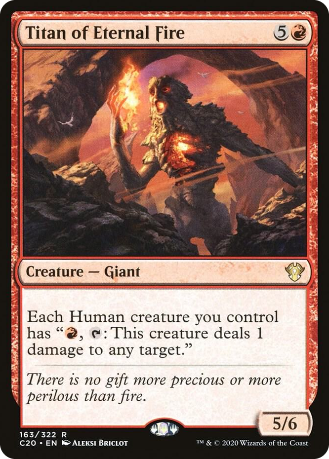 0163 Titan of Eternal Fire R Commander 2020