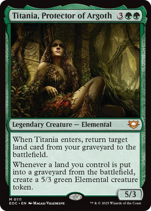 0111 Titania, Protector of Argoth M Commander: Edge of Eternities