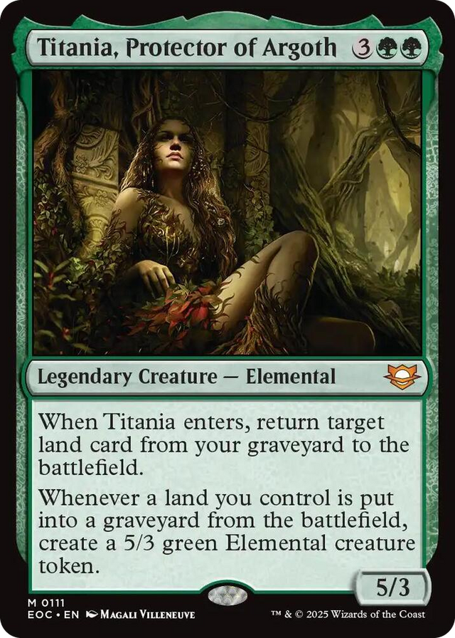 0111 Titania, Protector of Argoth M Commander: Edge of Eternities