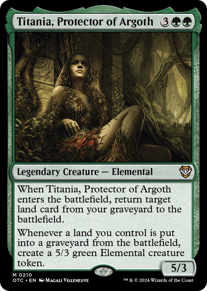 0210 Titania, Protector of Argoth M Commander: Outlaws of Thunder Junction