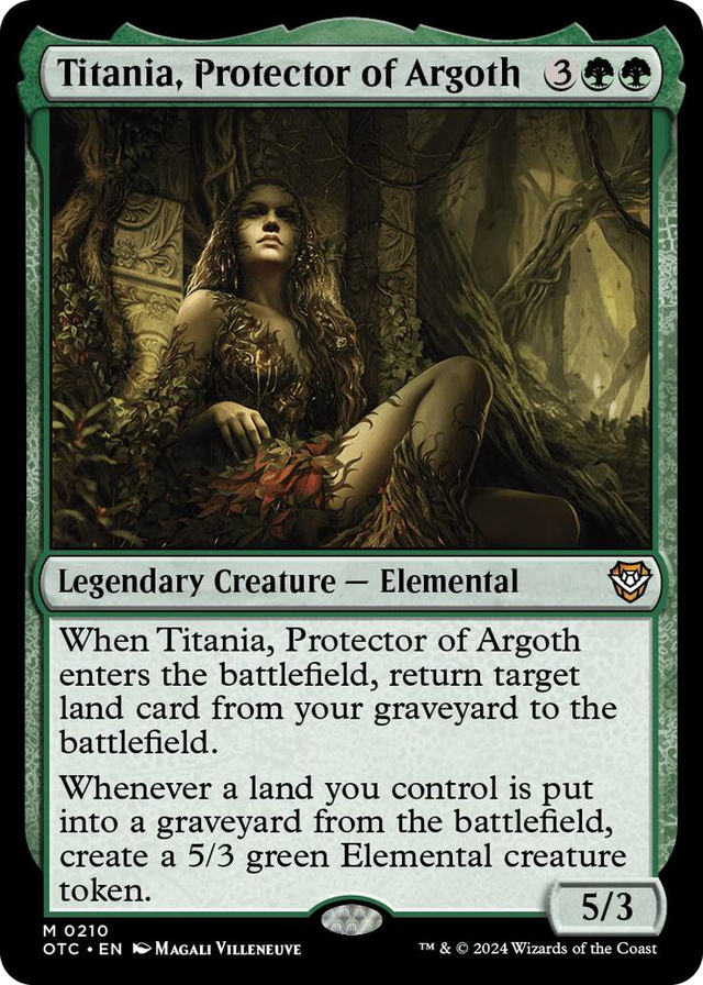 0210 Titania, Protector of Argoth M Commander: Outlaws of Thunder Junction