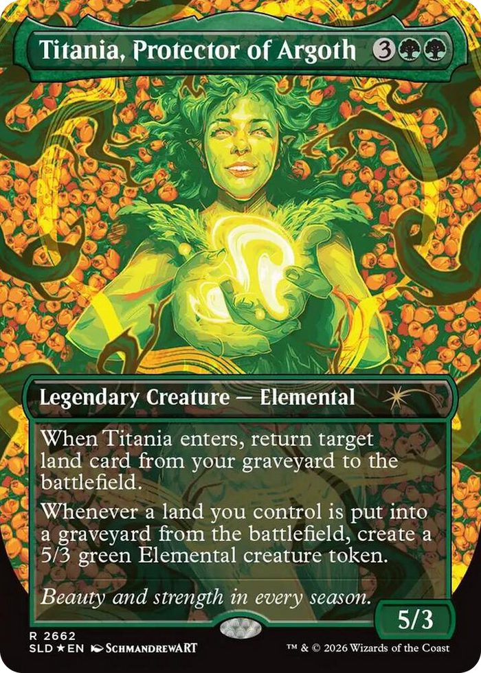 Titania, Protector of Argoth #2662 R - Secret Lair Drop Series Pokemon card