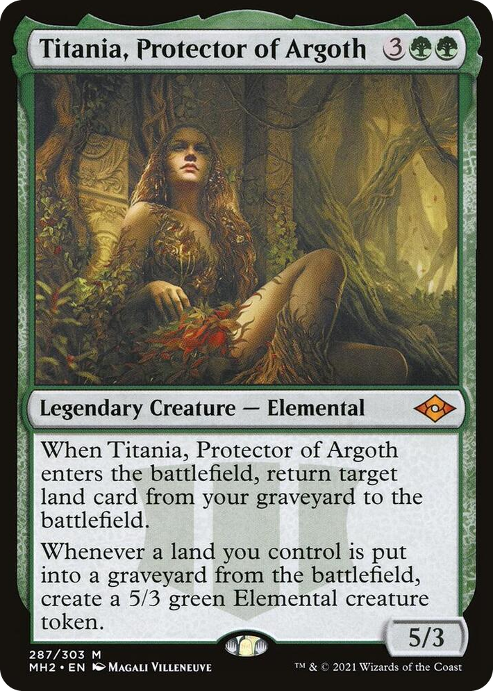 0287 Titania, Protector of Argoth M Modern Horizons 2