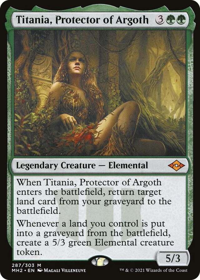 0287 Titania, Protector of Argoth M Modern Horizons 2