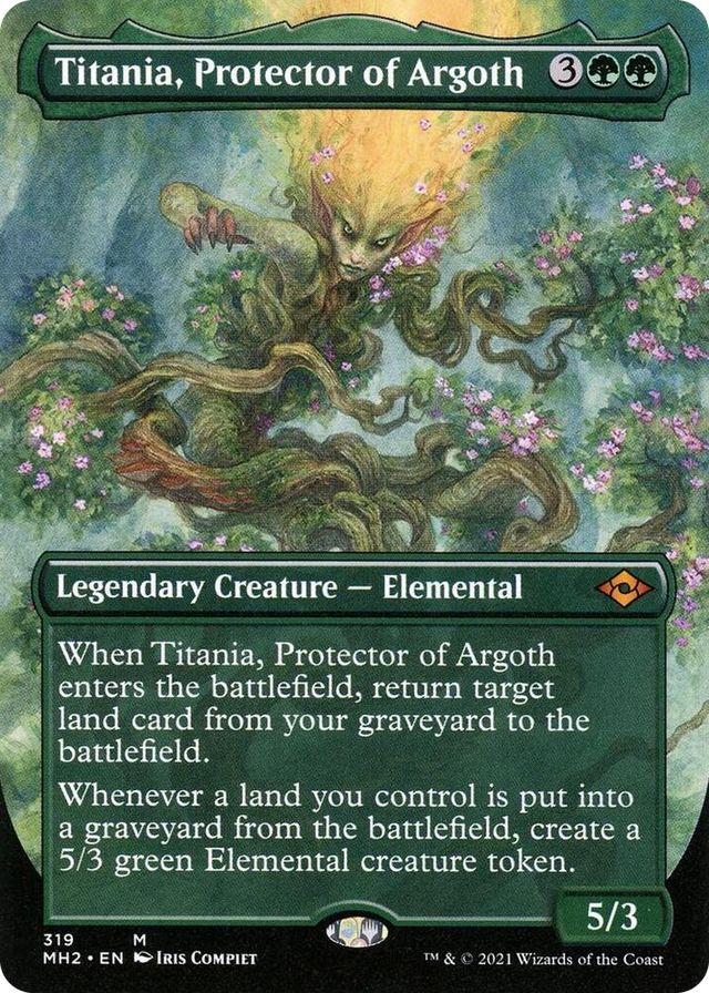 0319 Titania, Protector of Argoth (Borderless) M Modern Horizons 2