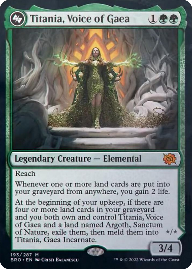 0193 Titania, Voice of Gaea M The Brothers' War