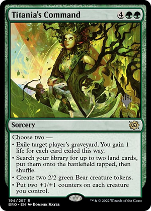 0194 Titania's Command R Promo Pack: The Brothers' War