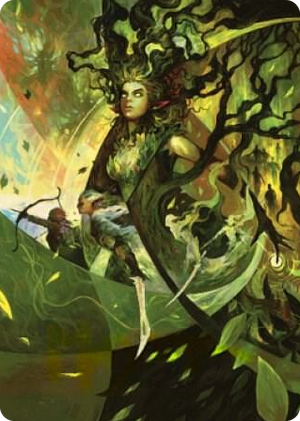 0034 Titania's Command Art Card S Art Series: The Brothers' War