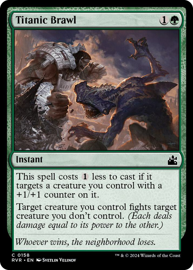 0158 Titanic Brawl C Ravnica Remastered