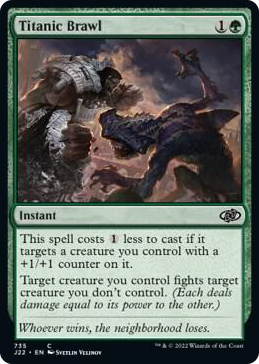 Titanic Brawl #735 C - Jumpstart 2022 Pokemon card