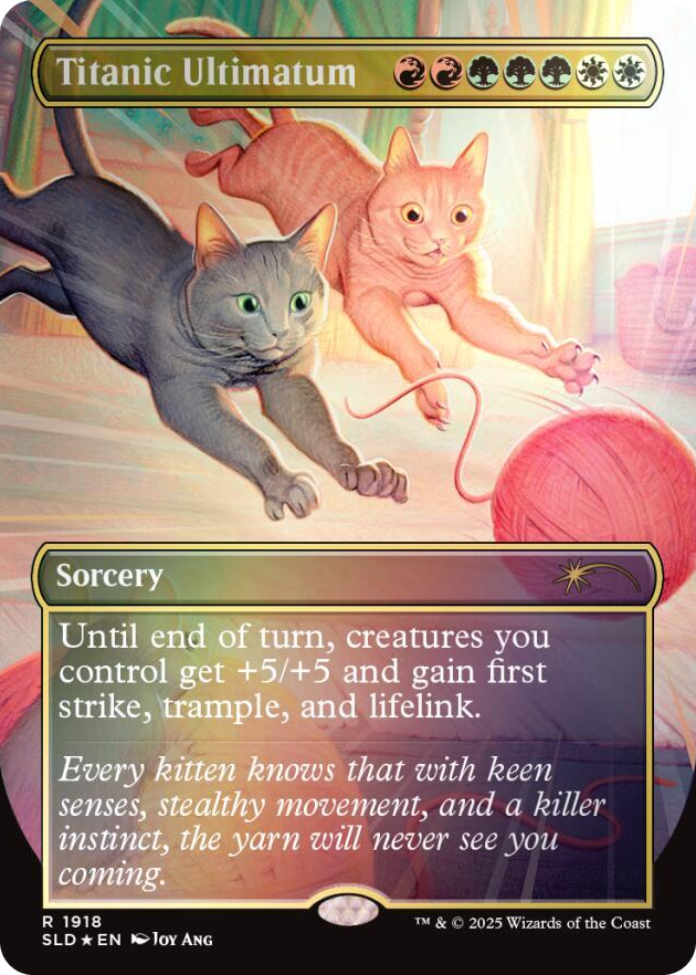 1918 Titanic Ultimatum (1918) (Rainbow Foil) R Secret Lair Drop Series