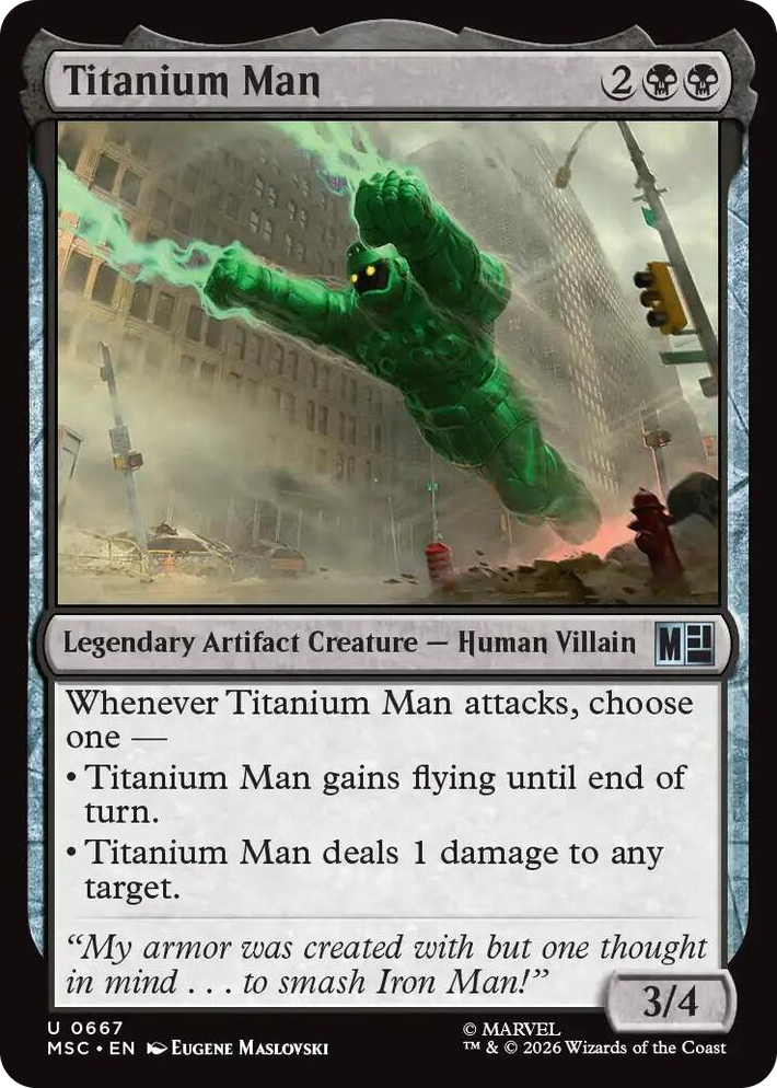0667 Titanium Man U Commander: Marvel Super Heroes