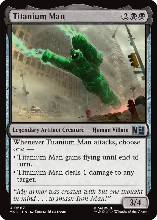 0667 Titanium Man U Commander: Marvel Super Heroes