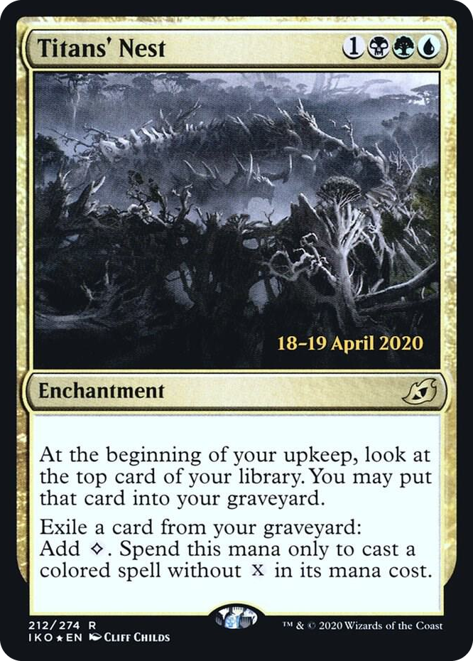 0212 Titans' Nest R Prerelease Cards