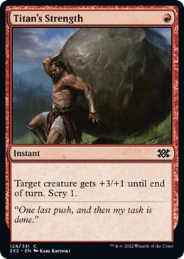 0128 Titan's Strength C Double Masters 2022