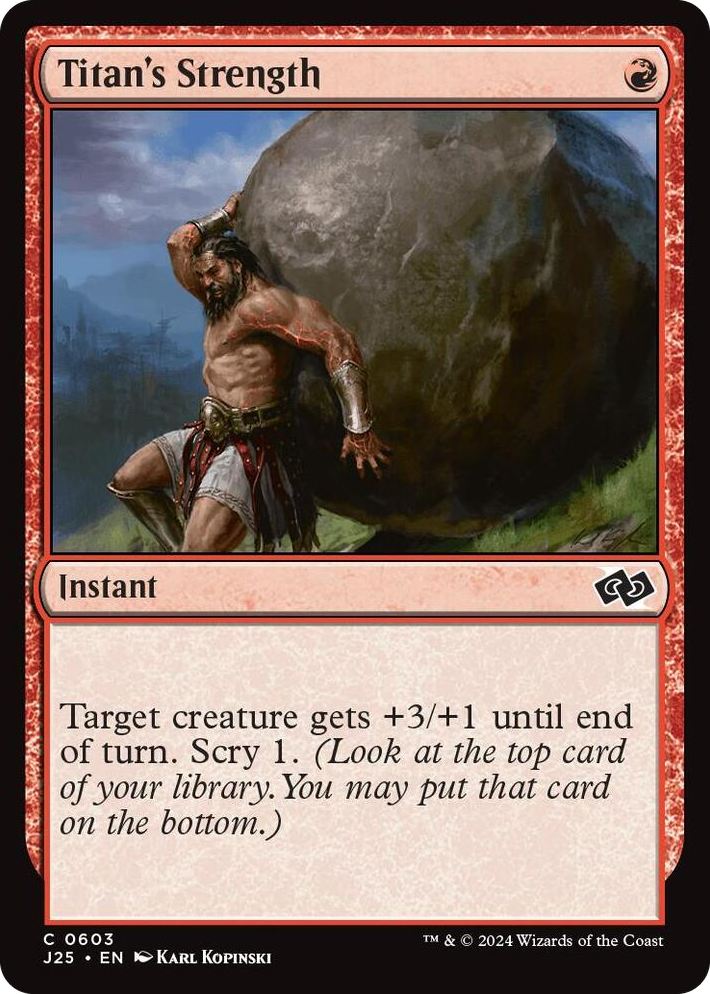 0603 Titan's Strength C Foundations Jumpstart