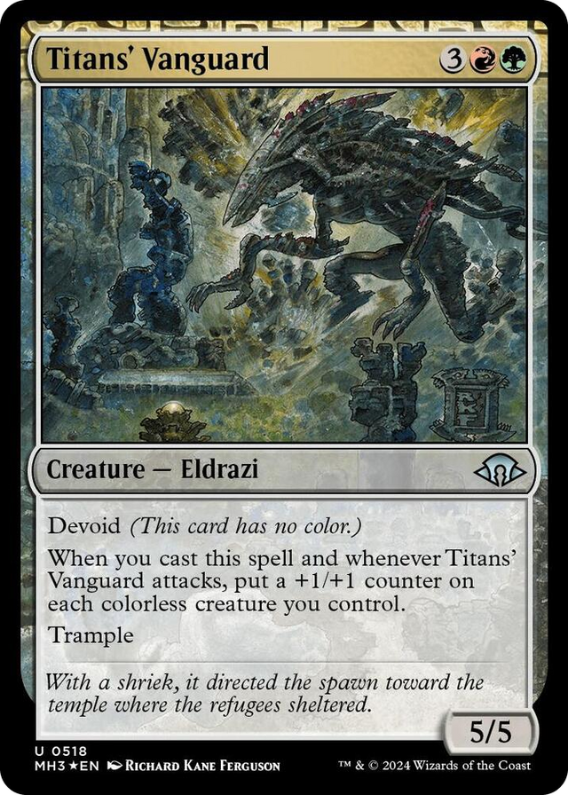 0518 Titans' Vanguard (Ripple Foil) U Modern Horizons 3