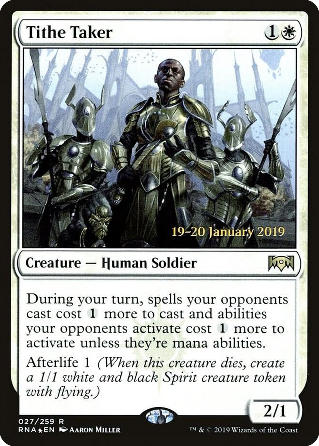 0027 Tithe Taker R Prerelease Cards