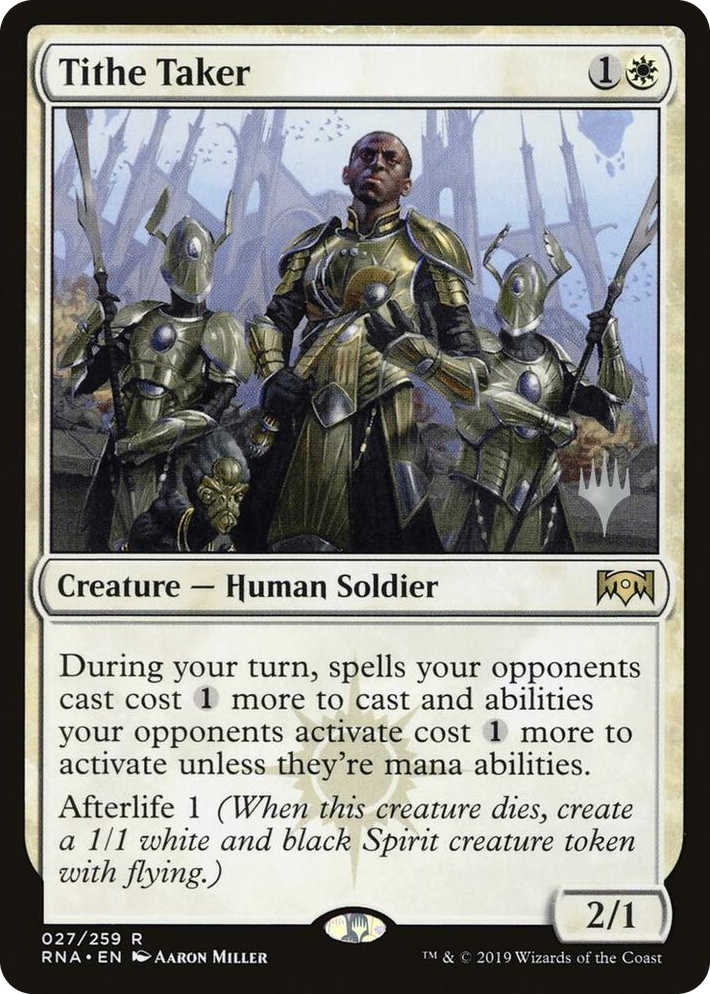 0027 Tithe Taker R Promo Pack: Throne of Eldraine