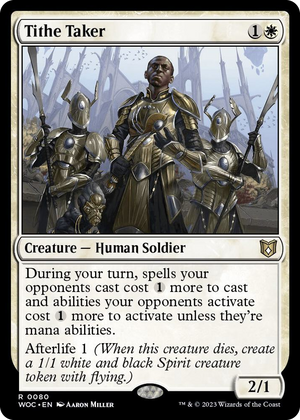 0080 Tithe Taker R Commander: Wilds of Eldraine