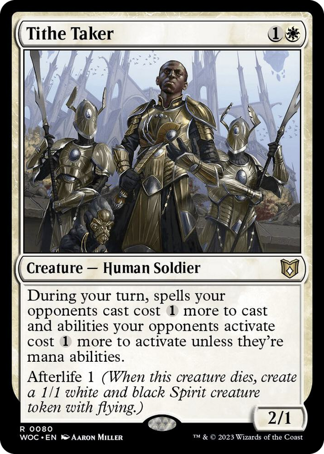 0080 Tithe Taker R Commander: Wilds of Eldraine