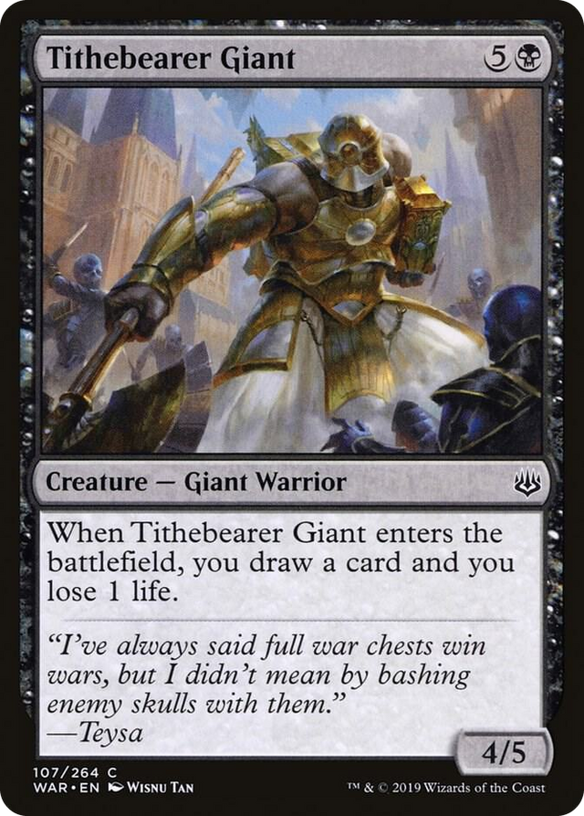 0107 Tithebearer Giant C War of the Spark
