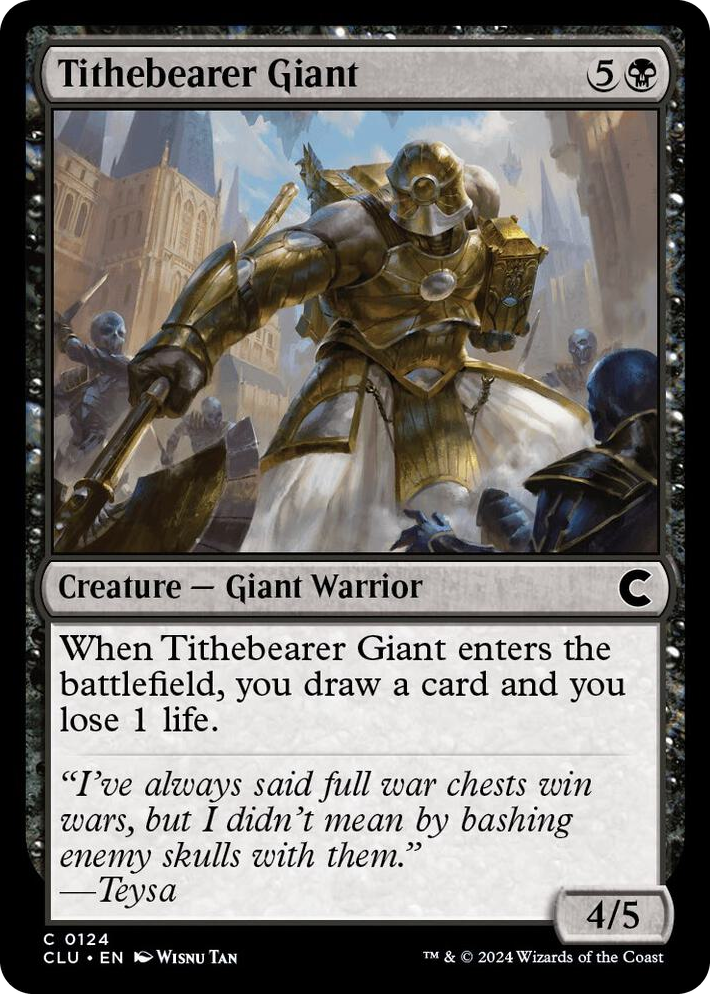 0124 Tithebearer Giant C Ravnica: Clue Edition