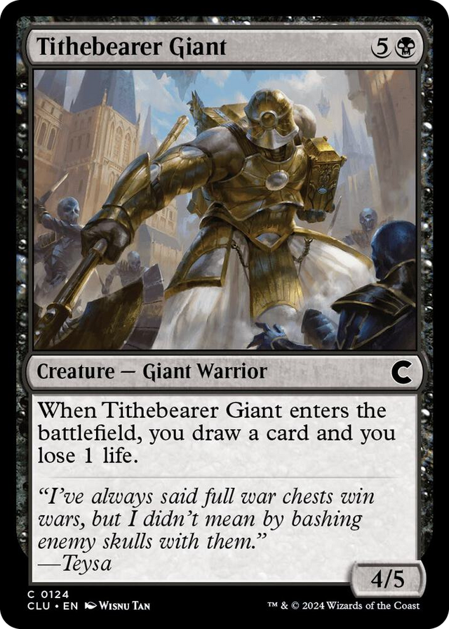 0124 Tithebearer Giant C Ravnica: Clue Edition