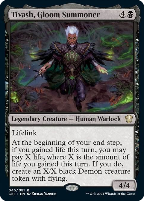 0045 Tivash, Gloom Summoner R Commander 2021