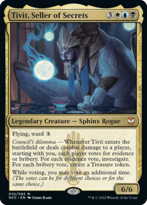 0010 Tivit, Seller of Secrets M Commander: Streets of New Capenna