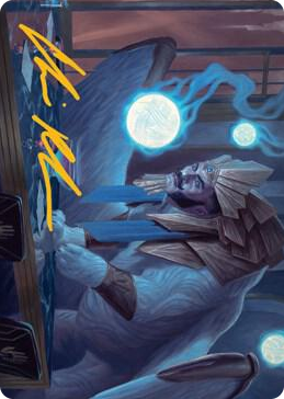 0047 Tivit, Seller of Secrets Art Card (Gold-Stamped Signature) S Art Series: Streets of New Capenna