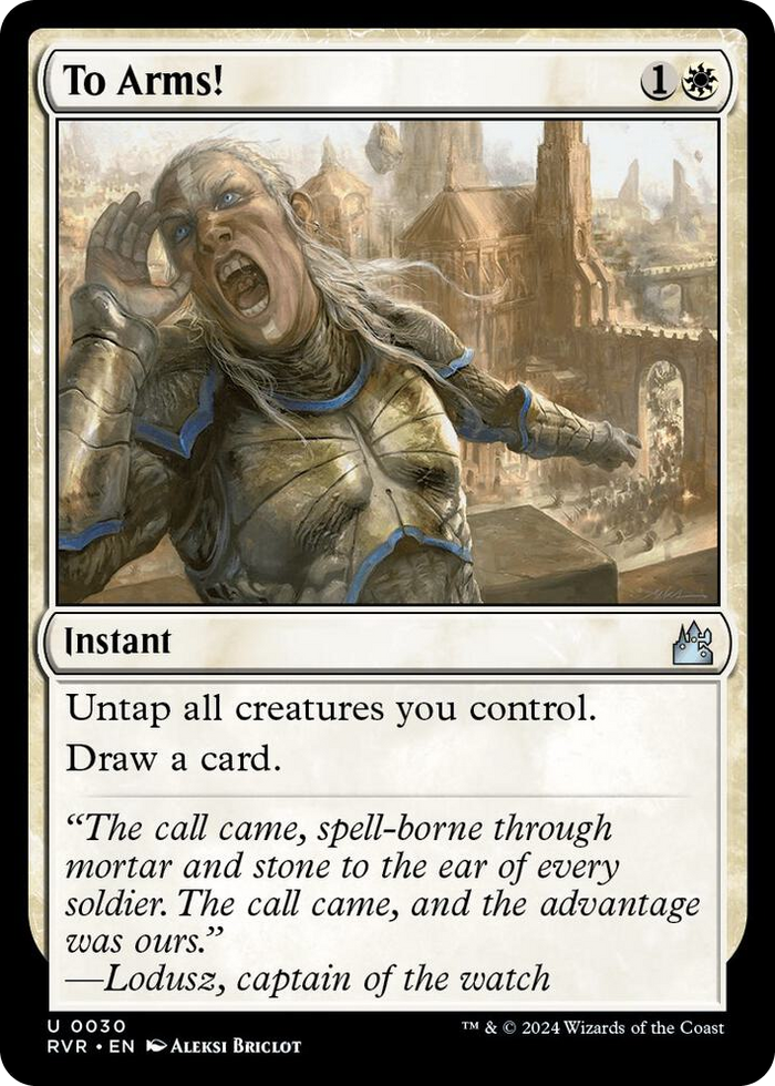 To Arms! #30 U - Ravnica Remastered Pokemon card